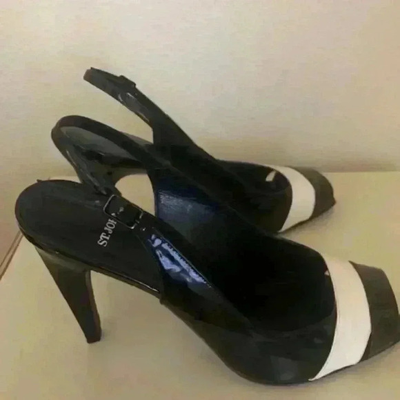 st .john slingback patent leather sandal - Picture 4 of 8